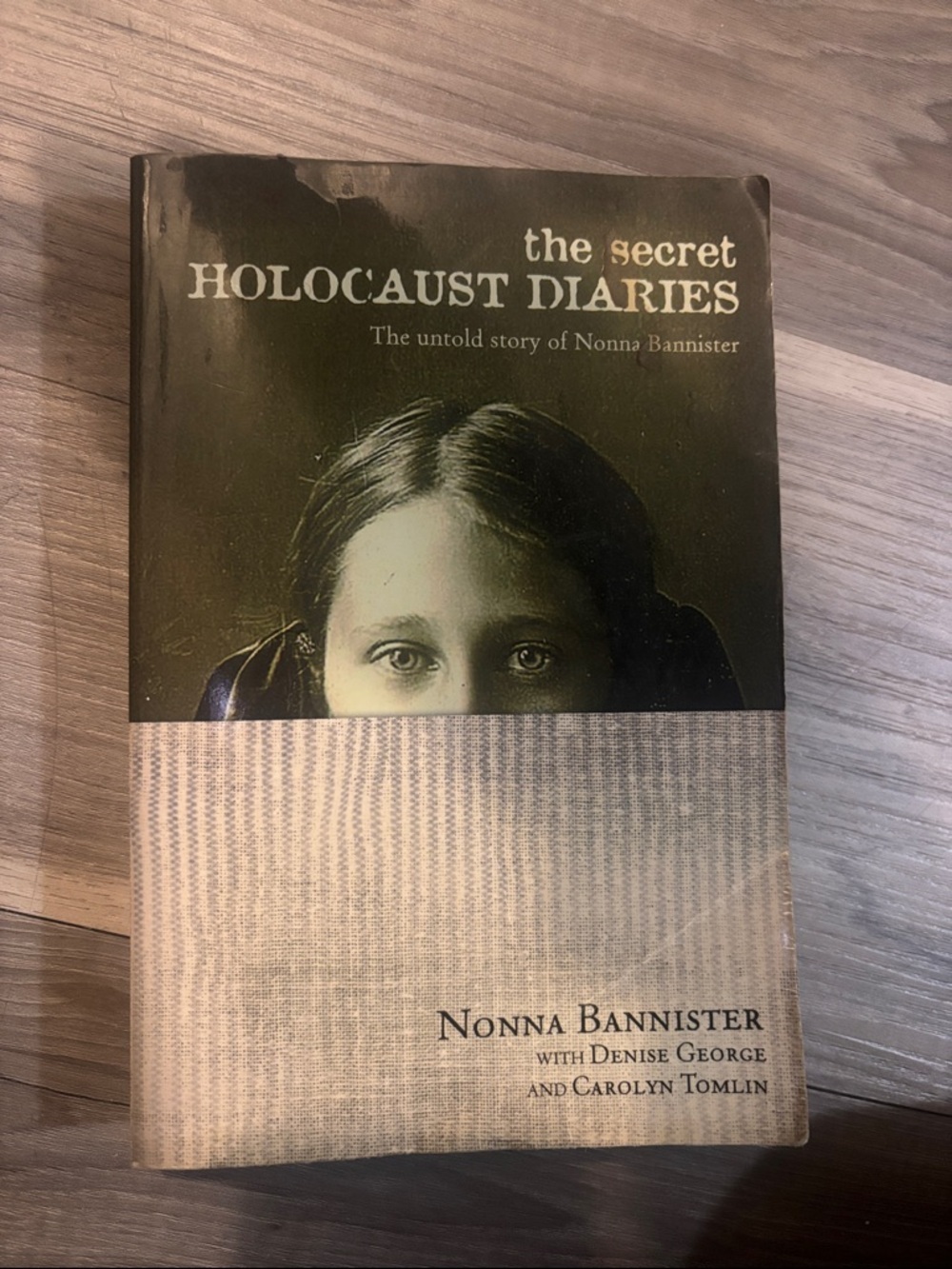 The Secret Holocaust Diaries by Nonna Bannister - Black & Beige Cover